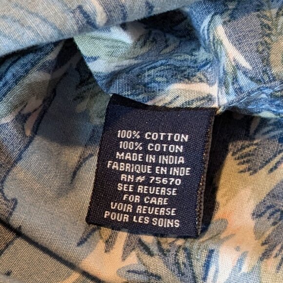 Men's Button Down Hawaiian Short Sleeve Shirt - Picture 6 of 6